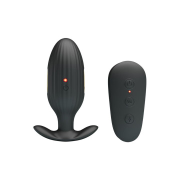 Pretty Love - Kelly Plug Anal Vibrador Recargable Negro | Vybes.it