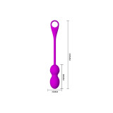 Pretty Love - Elvira Bolas Vibradoras Recargable Morado | Vybes.it