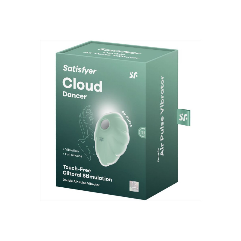 Satisfyer - Cloud Dancer Verde Vibrador Air Pulse | Vybes.it