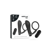 Addicted Toys - Anilla Pene Con Plug Anal Control Remoto Negro