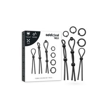 Addicted Toys - Ensemble Danneau Pénial Flexible En Silicone 7