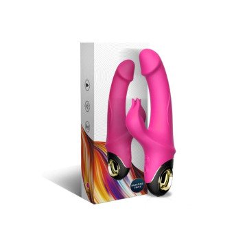 Armony - Meteror Dildo Vibrador Rabbit Rotador Fucsia | Vybes.it