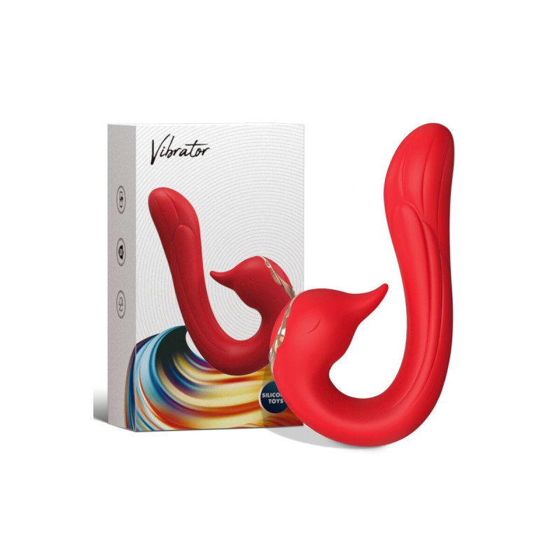 Armony - Delfin Vibrator Multiposition & Wärmeeffekt Rot | Vybes.it