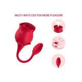 Armony - Vibratore E Succhiatore Clitoride Rosa 10 Modalità Rosso |