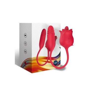 Armony - 3 In 1 Rosa, Stimolatore, Aspirazione E Su&Giù Con Coda
