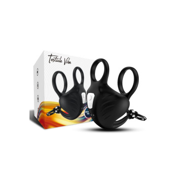 Armony - Manta Anillo Vibrador Testículos Control Remoto Negro |