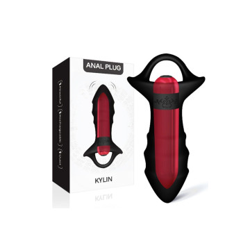 Armony - Vibrateur À Doigts Kylin Et Télécommande De Plug Anal Noir