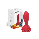 Armony - Vibrateur Rose & Plug Anal Petite Télécommande Rouge |