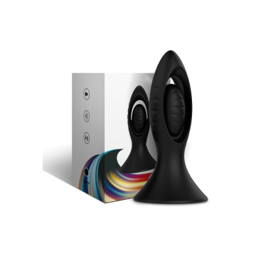 Armony - Vibrador & Plug Anal Silicona Negro | Vybes.it