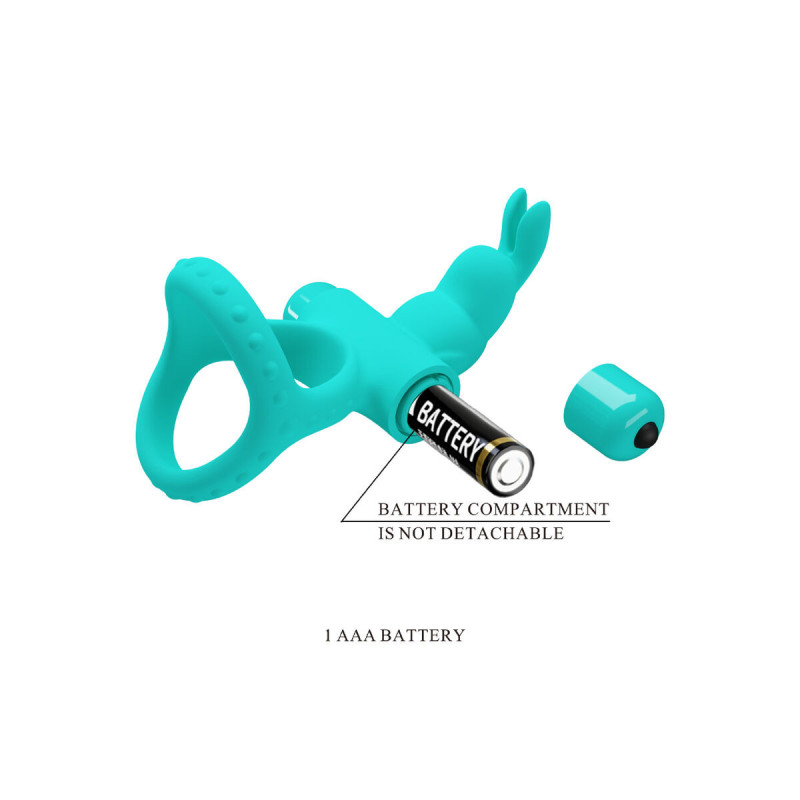 Pretty Love - Figgy Anillo Vibrador Rabbit Verde | Vybes.it
