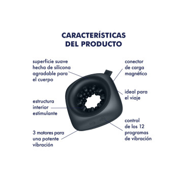 Satisfyer - Ring Stroker Masturbador & Vibrador | Vybes.it