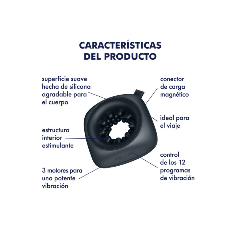 Satisfyer - Ring Stroker Masturbador & Vibrador | Vybes.it