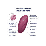 Satisfyer - Tap & Climax 1 Vibrador Lay - On Rojo | Vybes.it