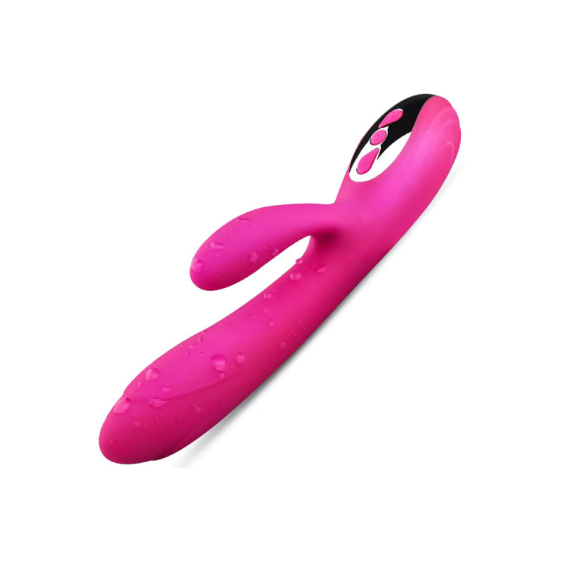ARMONY - VIBRATEUR & STIMULATEUR FLEXIBLE EFFET CHALEUR FUCHSIA - ARM…