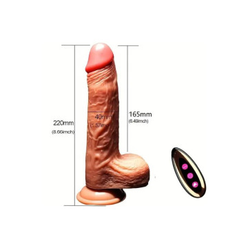 ARMONY - REALISTIC DILDO VIBRATOR & THRUSTING REMOTE CONTROL 22.5 CM…