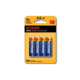 KODAK - PILES ALCALINES MAX AA LR6 * 4 - Batteries | Vybes.it