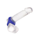 CALEXOTICS - ADMIRAL COCK BALL DOUBLE ANNEAU BLEU - Cockrings sans vi…