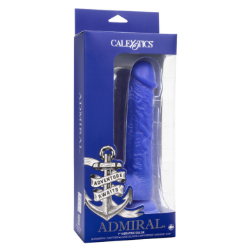 CALEXOTICS - ADMIRAL VIBRATEUR GODE RÉALISTE SAILOR BLEU