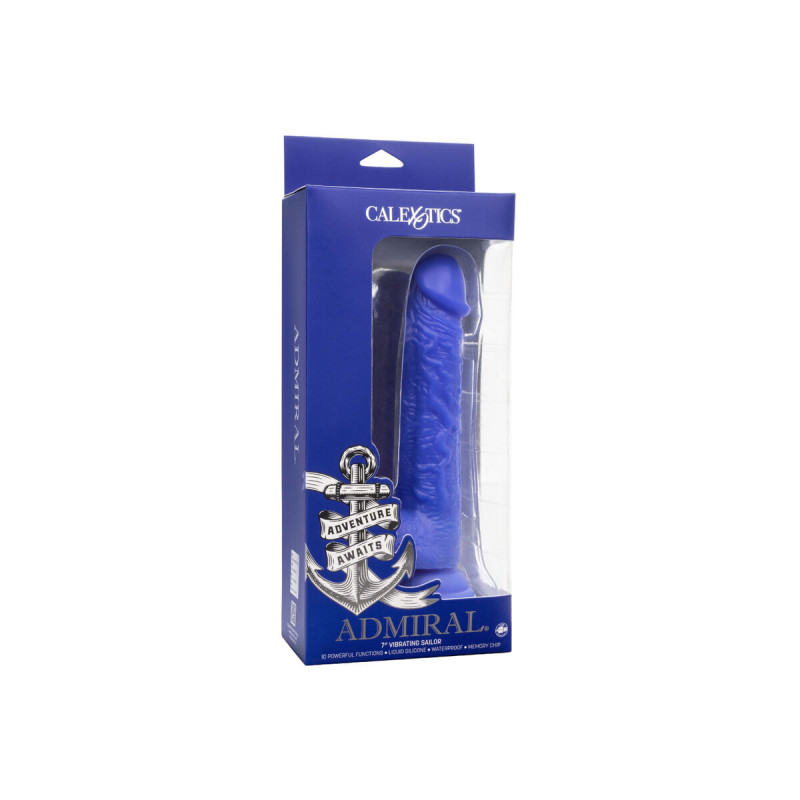 Calexotics - Admiral Vibrateur Gode Réaliste Sailor Bleu | Vybes.it