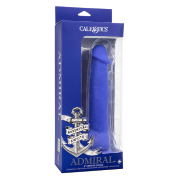 CALEXOTICS - ADMIRAL VIBRATEUR GODE RÉALISTE CAPTAIN BLEU