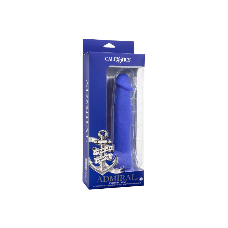 Calexotics - Admiral Captain Dildo Realístico Vibrador Azul |