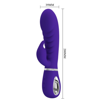 PRETTY LOVE - PRESCOTT VIBRADOR PUNTO G MULTIFUNCIÓN LILA