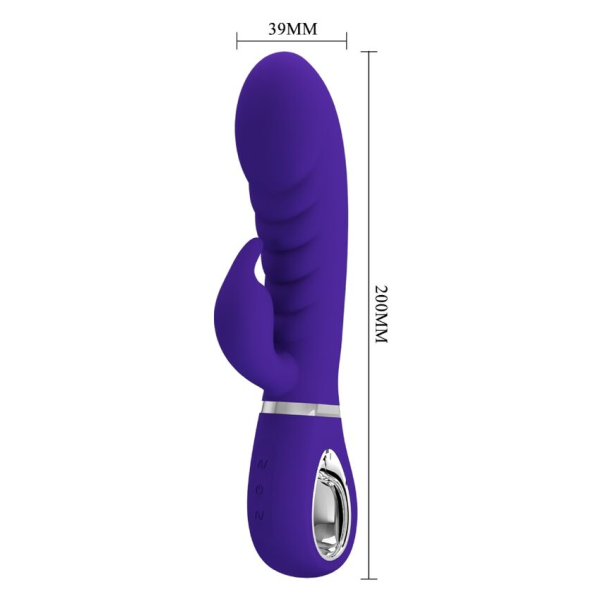 PRETTY LOVE - PRESCOTT VIBRADOR PUNTO G MULTIFUNCIÓN LILA