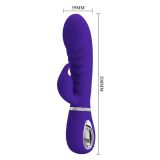 PRETTY LOVE - PRESCOTT VIBRADOR PUNTO G MULTIFUNCIÓN LILA