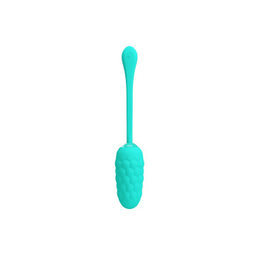 Pretty Love - Huevo Vibrador Con Textura Marina Recargable Verde