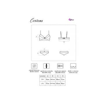 Livco Corsetti Fashion - Cerisema Lc 21005 Bh + Hösche Koralle |