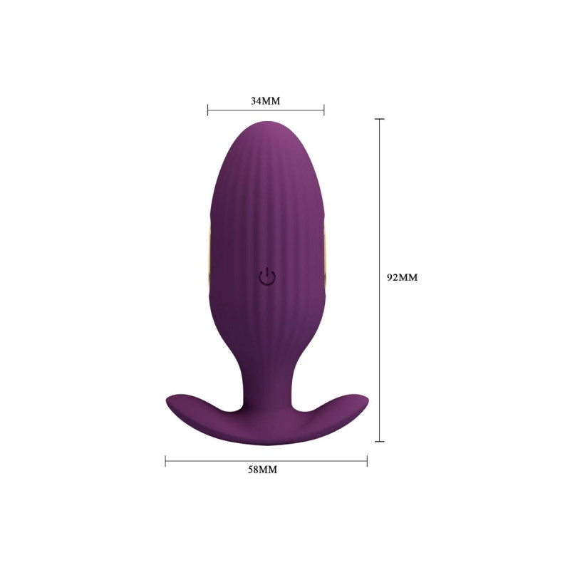 Pretty Love - Jefferson Plug Anal Controlado Por App Lila | Vybes.it
