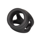 CALEXOTICS - ALPHA ANELLO DUAL CAGE NERO - Cockring senza vibrazione