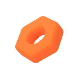 CALEXOTICS - ALPHA PROLONG SEXAGON RING ORANGE - Cockrings without vi…
