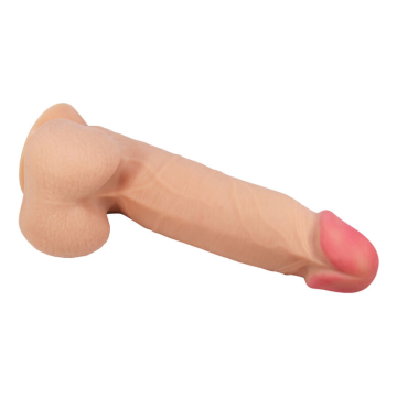 PRETTY LOVE - SLIDING SKIN SERIES DILDO REALÍSTICO CON VENTOSA PIEL DESLIZANTE 21.8 CM