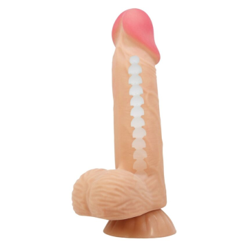 PRETTY LOVE - SLIDING SKIN SERIES DILDO REALÍSTICO CON VENTOSA PIEL DESLIZANTE 20.6 CM