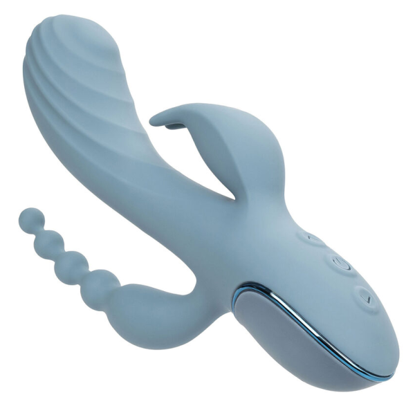 CALEXOTICS - VIBRATORE TRIPLE ECSTASY GRIGIO