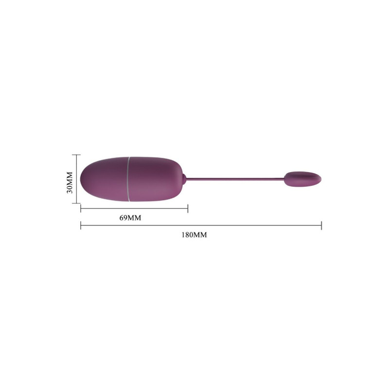 Pretty Love - Nymph Huevo Vibrador Controlado Por App Lila |