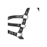Subblime - Arnés De Cuerpo Correas Ajustable Cuero Negro Talla