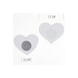SECRET PLAY - WOW BOOBS! HEART NIPPLE COVERS - SECRETPLAY 100% FETISH