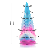 EPIC - PHORCYS DILDO TENTÁCULO AZUL TAMAÑO GRANDE