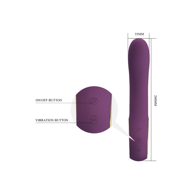 Pretty Love - Ethan Vibrador Recargable Lila | Vybes.it