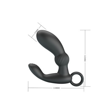 Pretty Love - Cayla Masajeador Vibrador Anal Negro | Vybes.it