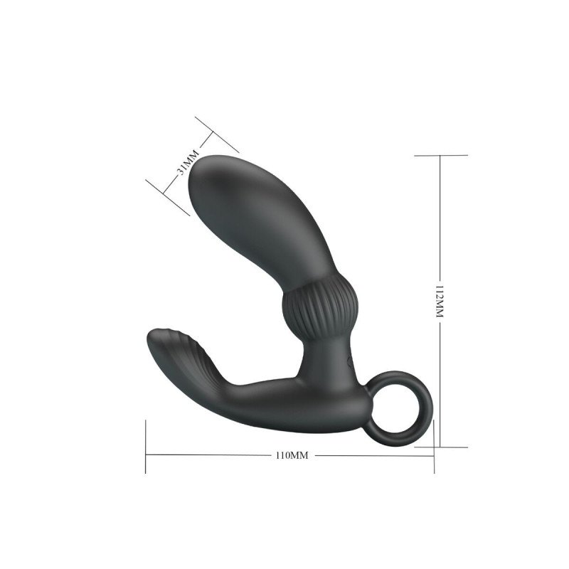 Pretty Love - Cayla Masajeador Vibrador Anal Negro | Vybes.it