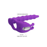 Pretty Love - Blackney Anneaux Pénis Avec Plug Vibrateur | Vybes.it