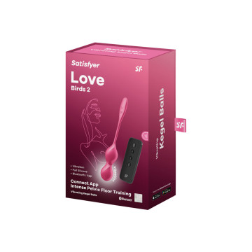 Satisfyer - Love Birds 2 Bolas Kegel Vibradoras + App Gratuita |