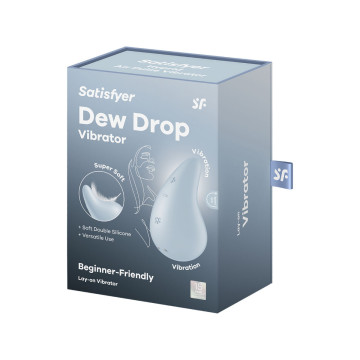 Satisfyer - Dew Drop Vibrador Lay - On Azul | Vybes.it