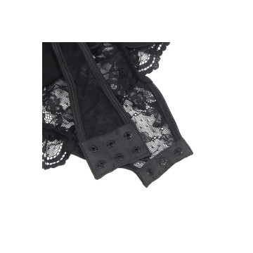 Subblime - Teddy Con Liga Detalle Encajes Y Tiras Negro S/M |
