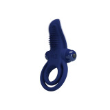 Pretty Love - Bronson Doble Anillo Con Vibración Azul | Vybes.it