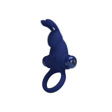 Pretty Love - Jiro Anillo Rabbit Con Vibración Azul | Vybes.it