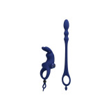 Pretty Love - Ayad Anillo Vibrador Rabbit Con Plug Azul | Vybes.it